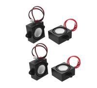 OSOLADY Altavoz Pequeño para Proyectos Electrónicos y Sistemas de Audio 4 Piezas de 4 Ohmios y 3 W Módulo de Altavoz con Carcasa de Plástico y Metal para Proyectos de Bricolaje