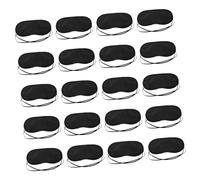 OSOLADY Antifaz para Dormir Negro Ligero de Tela No Tejida, Fácil de Llevar, 20 Piezas para Viajes y Uso en Aviones, Protección Completa Ojos