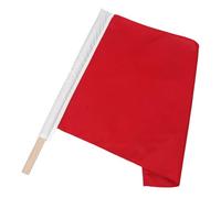OSOLADY Bandera de señalización vial roja para árbitros, 50 x 50 cm, ligera, para dirigir el tráfico. Bandera de señalización manual para camiones, remolques, barcos, obras, deportes y eventos
