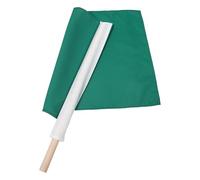 OSOLADY Bandera de señalización vial verde para árbitros, 50 x 50 cm, ligera, para dirigir el tráfico. Bandera de señalización manual para camiones, remolques, barcos, obras, deportes y eventos