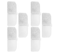OSOLADY Bebedero Gato Filtros de Repuesto de Resina y Algodón, 6 Piezas para Fuente de Agua para Mascotas, Diseño Simple y Superficie Dura y Suave