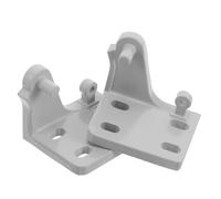 OSOLADY Bisagra de Puerta de Refrigerador Comercial de Metal Resistente, Bisagra Pivotante para Congelador, Repuesto 2 Piezas 1,9 X 1,6 X 1,6 Pulgadas, para Reparación y
