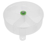 OSOLADY Bola de Alimentación para Loros Mini Macaw y Cockatiel de Acrílico Blanco, Resistente al Desgaste, Caja de Comida Dividida para Desafío y Entretenimiento Estilo Varios Estilos