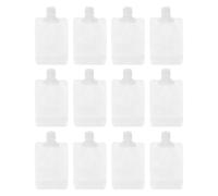 OSOLADY Bolsa de Loción de Viaje 100 Ml, 12 Unidades, Autosoportante Boquilla para Dispensar, Reutilizable Prueba de Fugas, Adecuado para Champú, Acondicionador y Cremas, Ahorro de