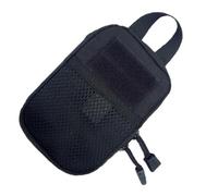 OSOLADY Bolsa Médica Negra Molle para Primeros Auxilios, Bolsillo de Almacenamiento Portátil para Emergencia, Botiquín Compacto Adecuado para Senderismo, Camping y Supervivencia