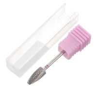 OSOLADY Broca para Uñas de Tungsteno Doble Punta en Forma, Broca para Manicura y Cutículas, para Eliminar Gel y Piel Muerta, Compatible Taladro Uñas Profesional, Uso en Salón y Hogar