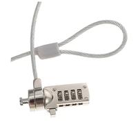 OSOLADY Cable de Seguridad para Portátil y Ordenador Bloqueo Antirrobo, Código Digital Ajustable, Cable de Acero de 3,5 Mm y 1,8 M, Compatible Laptops y Monitores, Protección Portátil