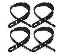 OSOLADY Cadenas Nieve para Neumáticos de Motocicleta y Scooters Eléctricos, 4 Piezas, Antideslizantes de Nailon Resistentes para Invierno, Compatibles Ruedas de 2, 3 y 4 Ruedas, Uso