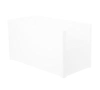 OSOLADY Caja de Almacenamiento Alto Aprovechamiento del Espacio para Bolsos, Organizador de Bolsos Apertura Abierta, Talla L, Abs, Blanco, Diseño Antichoque para Armario