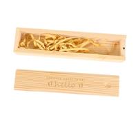OSOLADY Caja De Madera Para Prueba De Embarazo y Recuerdos Del Almacenamiento Decorativo De Madera Natural Para Anuncios De Embarazo Memorabilia Para Futuras Mamás