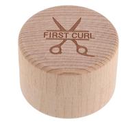 OSOLADY Caja de Recuerdos de rizos para el Primer Corte de Pelo: contenedor de Madera para Guardar el Cabello de bebé, Ideal para recién Nacidos, bebés, Recuerdos de la Infancia, Baby Shower,