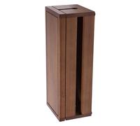 OSOLADY Caja Organizadora Grande de Cables de Madera Maciza Color Café Cubierta Desmontable, Caja de Enchufes y Organizador Eléctrico para Almacenamiento Seguro y Ordenado en Hogar