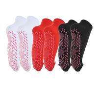 OSOLADY Calcetines Térmicos Autocalentables Color Aleatorio de Algodón para Invierno Diseño de Media Caña y Masaje para Pies, Cómodos y Prácticos Varios Varios Estilos