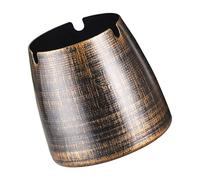 OSOLADY Cenicero Retro Decorativo De Metal para Cigarrillos Cenicero Pulido Resistente Al Desgaste para Hogar Café o Decoración De Bar