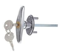 OSOLADY Cerradura de Puerta de Garaje Apertura Manual Compatible Universalmente Núcleo de Cobre y Cable de Acero Adecuado para Garajes en Escuelas y Centros Comerciales