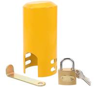 OSOLADY Cerradura del Grifo Manguera del Jardín Bloqueo de Seguridad Práctica Llave Metal Resistente Antirrobo para Grifos en Oficinas y Jardines Infantiles
