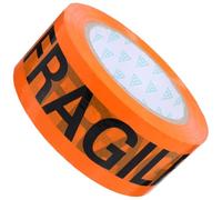 OSOLADY Cinta de Embalaje Frágil para Protección Adhesivo Fuerte Material OPP y Impresión Clara 1 Rollo para Transporte de Carga y Envío