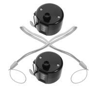 OSOLADY Contador Mecánico de Puntuación para Golf y Béisbol, Color Negro, 2 Unidades, con 4 Pulsadores Manuales, Dispositivo Portátil con Clicker para Entrenamiento y Competición
