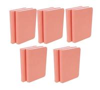 OSOLADY Cuadernos de Bolsillo A7 Tamaño Pequeño Tapa Dura 10 Unidades en Color Rosa Cuadernos Portátiles para Notas y Planificación Semanal Minicuadernos Prácticos para Oficina y