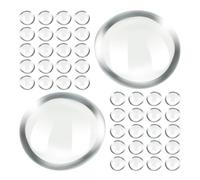OSOLADY Cuentas Accesorio Adecuado para Paisajismo 200 de Transparente Planas Piedras para de Peceras y Jardines para Acuario y Relleno de Jarrones