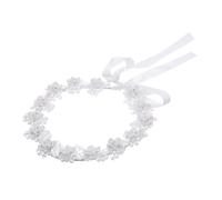 OSOLADY Diadema De Cristal Para Mujer Diadema Flores De Arcilla Cabello Accesorio Cabello De Novia Para Boda y Ceremonia