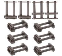 OSOLADY Eslabón de de Cadena de Bicicleta 10 Piezas Acero Inoxidable Duradero Rápido Compatible Cadenas de Rodillos Bicicletas