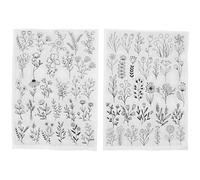 OSOLADY Estabilizador de Bordado Soluble en Agua 2 Hojas, Papel Disolvente para Transferir Patrones, Material No Tejido para Manualidades Diy, Compatible Ropa y Reparación Textil