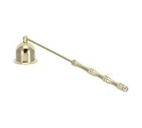 OSOLADY Extintor de Velas Apagavelas Retro de Acero Inoxidable Dorado en Forma de Campana para Velas en Frasco sin Perfume Uso en SPA y Hogar