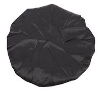 OSOLADY Gorro de Ducha para Niños Ajuste Invisible, Doble Capa de Satén, Poliéster Negro, Plegable y Cómodo para Viajar
