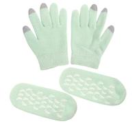 OSOLADY Guantes Nutritivos y Hidratantes Calcetines para de Gel Hilo de Pluma, Transpirables Pies Secos para Cuidado y Obsequio para Madres