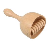 OSOLADY Herramienta Masajeadora de Madera con Rodillo para Masaje Linfático, Taza de Masaje Corporal y Facial, Copa de Ventosas de Madera de Antorcha Sueca para Uso Doméstico, Masajeador