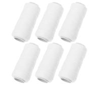 OSOLADY Hilos para Depilar Facial de Algodón 6 Rollos para Depiladora Facial Hilo para Cejas y Depilación Suave sin Irritación, Herramienta de Depilación Profesional para Mujer