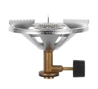 OSOLADY Hornillo Gas Portátil para Camping Quemador de Acero Inoxidable Plegable y Resistente a Oxidación Adecuado para Actividades al Aire Libre