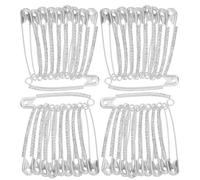 OSOLADY Imperdibles de Seguridad Plata con Zircon, 20piezas Broches Elegantes para Ropa y Bufandas, Diseño Versátil y Sujeción Segura para Pantalones y Vestidos