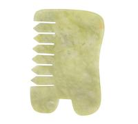 OSOLADY Jade Natural Gua Sha Scraping Board Herramienta Masaje Facial Segura para Estimular Circulación y Mejorar Piel