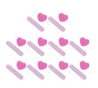 OSOLADY Juego de Herramientas para Uñas 30 Piezas Limas Pulidoras Palitos y Bloques Pulidores de Uñas Esponjas en Forma de Corazón para Manicura y Pedicura Profesional Kit Portátil