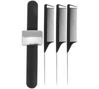 OSOLADY Juego de Peine Magnético para Peluquería Superficie Lisa y Material Abs, Diseño Portátil Adecuado para Accesorios de Pelo Rizado y Uso Profesional