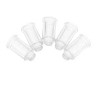 OSOLADY Kit 5 Piezas Patas de Repuesto para Bandeja de Báscula Electrónica, Soporte de Goma Cristal para Plato de Pesaje de 30 Kg, Nivelador Antivibración, Accesorio Compatible