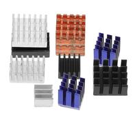 OSOLADY Kit de 12 Disipadores de Calor de Materiales Mezclados con Pasta Térmica y Cinta Adhesiva Térmica para Placa de Desarrollo 3b, Mejora la Transferencia de Calor