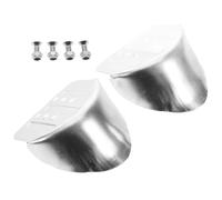OSOLADY Kit de Accesorios para Zancos de Yeso Color Plata Almohadillas para Talón de Aleación de Aluminio para Mantener el Equilibrio y Comodidad