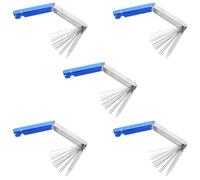 OSOLADY Kit de limpieza de puntas para quemadores de gas 5 unidades, alambres flexibles de aluminio, herramienta multiusos para mantenimiento doméstico y talleres