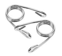 OSOLADY Kit de Montaje para Asiento Individual de Motocicleta 2 Pulgadas Resortes de Repuesto Resistentes Plateados