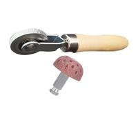 OSOLADY Kit de Reparación para Rodillo de Madera y Acero Tungsteno, Herramienta de Reparación Cabeza de Molienda Baja y Alta Velocidad para Bicicletas