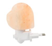 OSOLADY Lámpara de Noche Artística de Sal Cristalina Luz LED en Forma de Corazón para Sala y Dormitorio