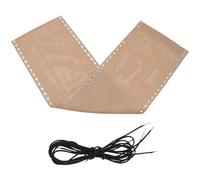 OSOLADY Lona de Repuesto para Silla Plegable de 43 Cm Color Beige Teslin Accesorio para Silla de Playa y Balcón Tela Resistente para Reparación Exteriores