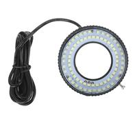 OSOLADY Luz para microscopio: Luz LED para microscopio de joyería con regulador de Intensidad Ajustable - Lámpara de Anillo compacta para inspección de Laboratorio, Examen de la Junta y