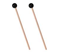 OSOLADY Mazos de Acero y Baquetas de Madera 2 Piezas para Interpretación Musical en Escenarios y Conciertos de Percusión Varios estilos