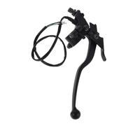 OSOLADY Palanca Derecha de Freno para Motocicleta y Quad, Freno de Estacionamiento Integrado, Manija de Aluminio Resistente para Terrenos Irregulares y Uso en Scooter y Atv