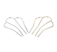 OSOLADY Palillos para Cabello Vintage Diseño de Adorno Metálico, Ligeros y Portátiles, Paquete de 2 Piezas Ideales para Peinados y Recogidos Elegantes