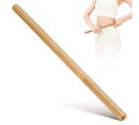 OSOLADY Palo de Masaje de Bambú Cuerpo Herramienta Manual Portátil de Spa Superficie Lisa y Ligera Adecuado para Masaje Corporal y Terapias de Relajación en Casa